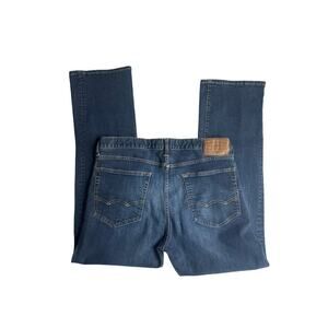 American Eagle Men's Core Flex Straight Jeans - Size 34x30 - Dark Wash Denim